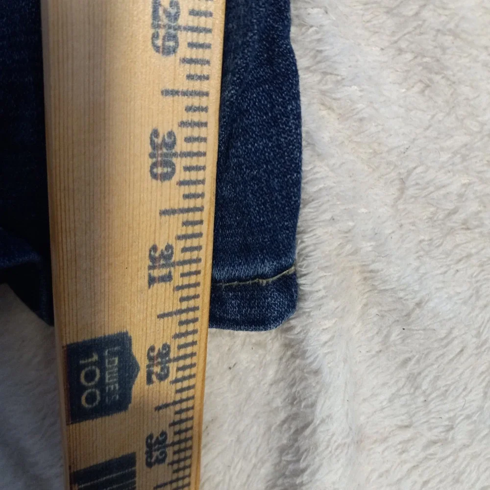 Levi 513 Slim Straight Jeans Mens 34x32 Blue Denim Stretch Pants